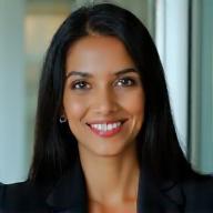 Professional headshot of Maya Sharma.